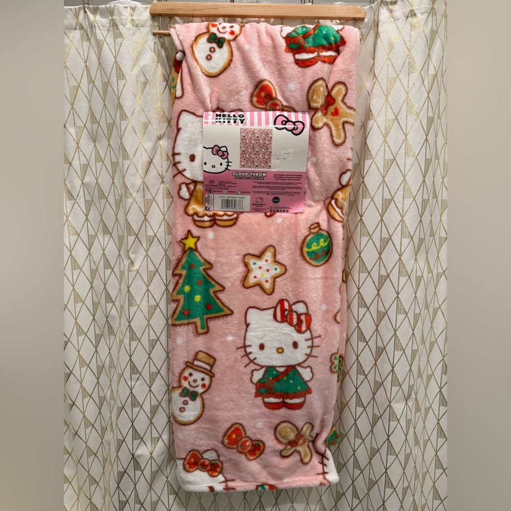 Hello Kitty Christmas Sugar Cookie blanket